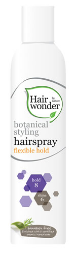 Hairwonder Botanical styling hairspray flexible versteviging 300ml